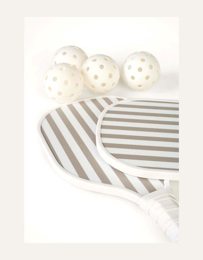 Pickleball sett lys beige - 2