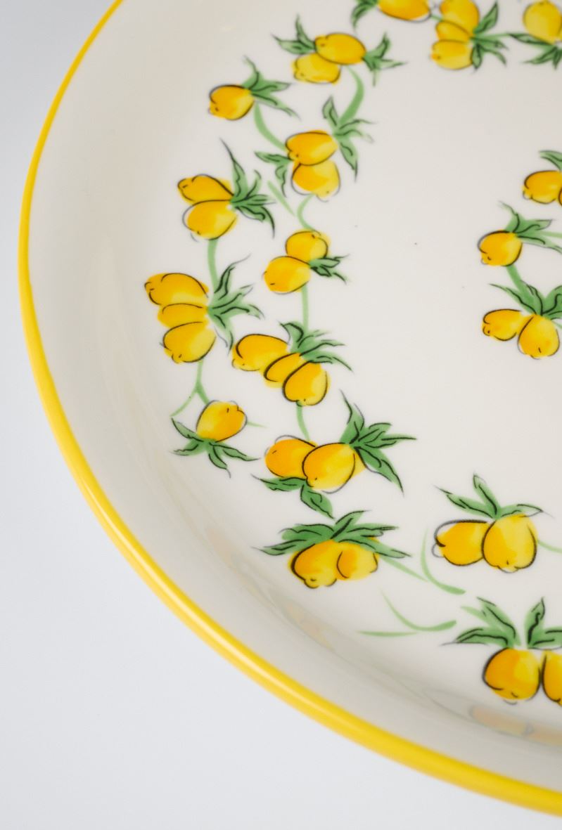 Tallerken gul - 2