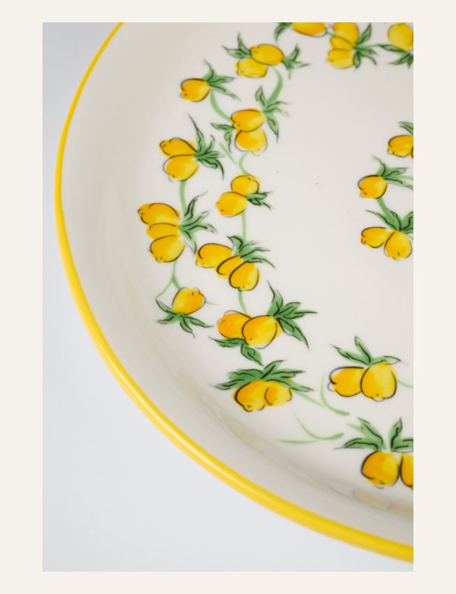 Tallerken gul - 2