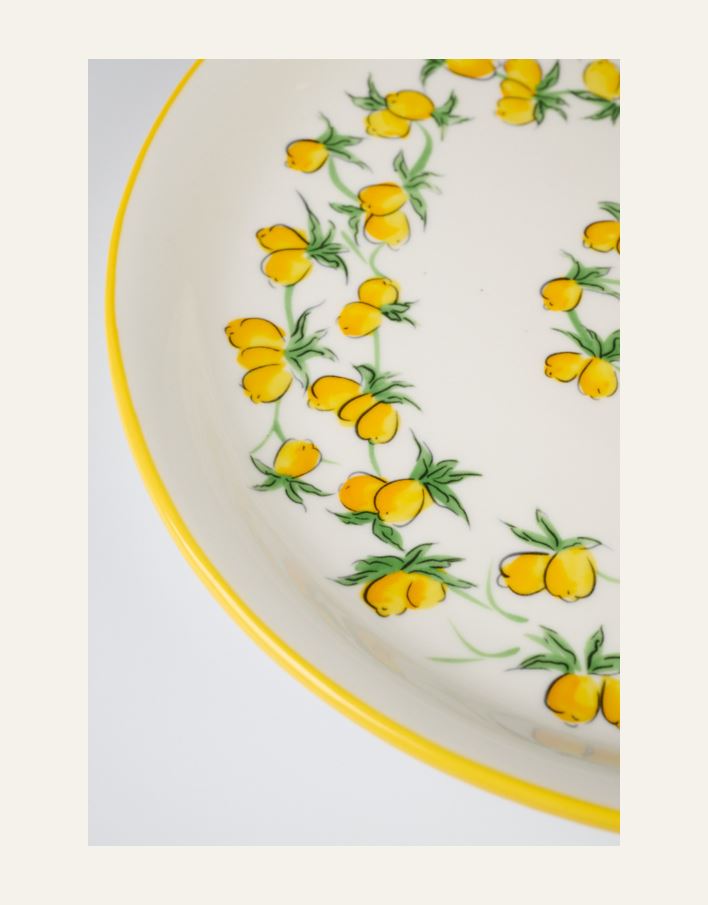 Tallerken gul - 2