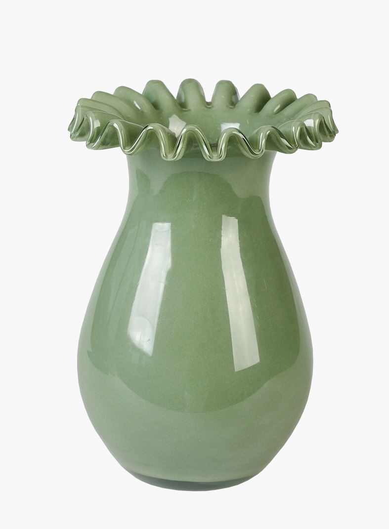 Vase grønn - 14x14x19 cm grønn - 1