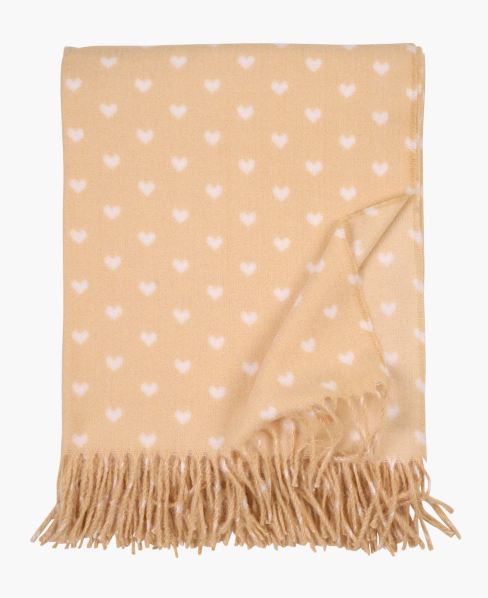 Pledd gul - 130x170 cm gul - 1