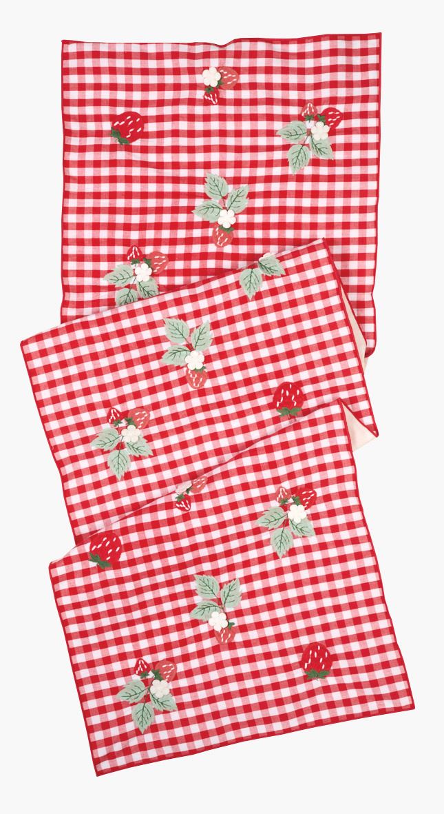 Løper rød - 33x110cm rød - 1