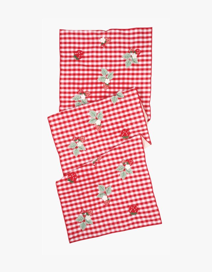 Løper rød - 33x110cm rød - 1