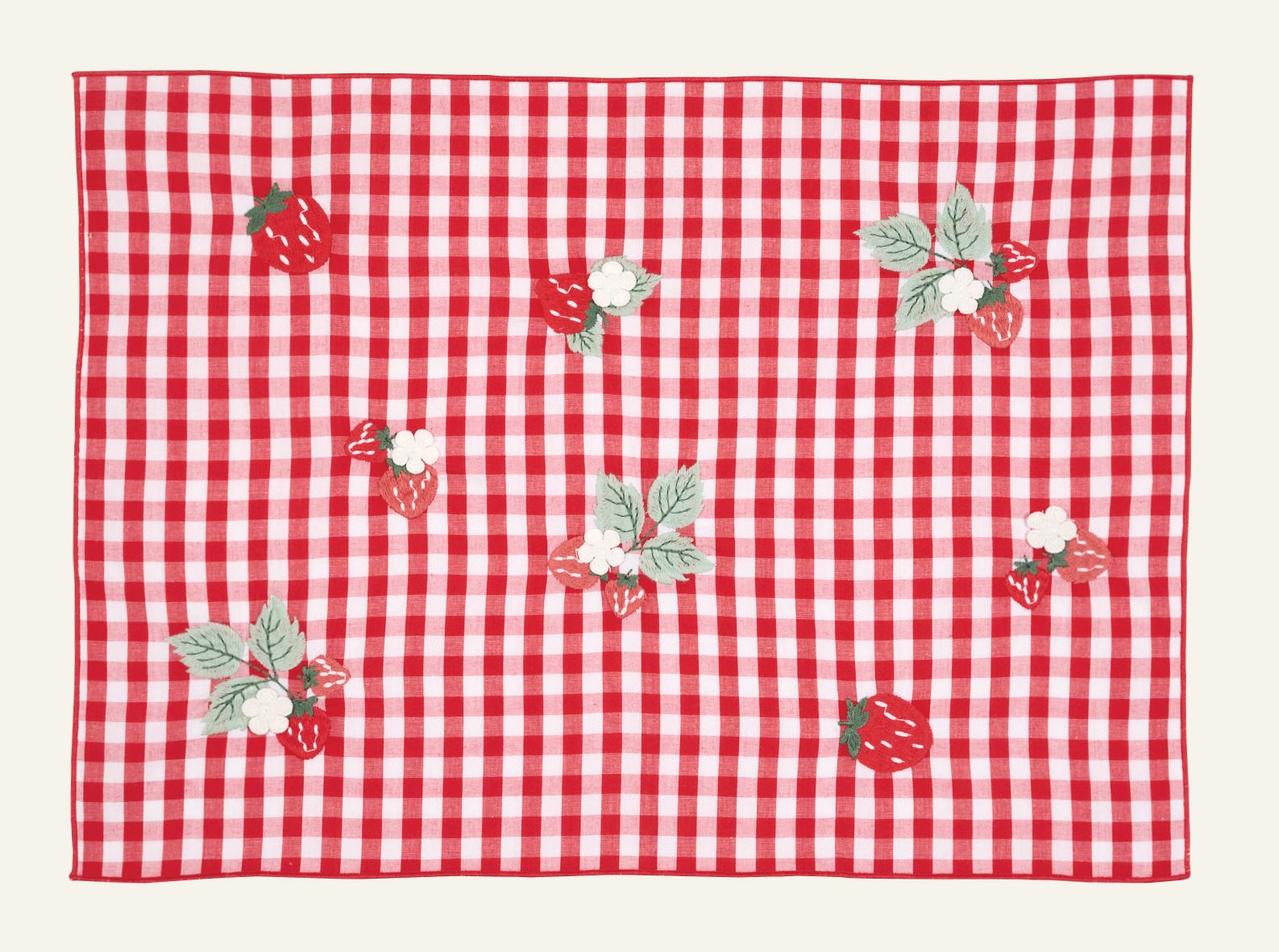 Brikke rød - 33x45 cm rød - 1
