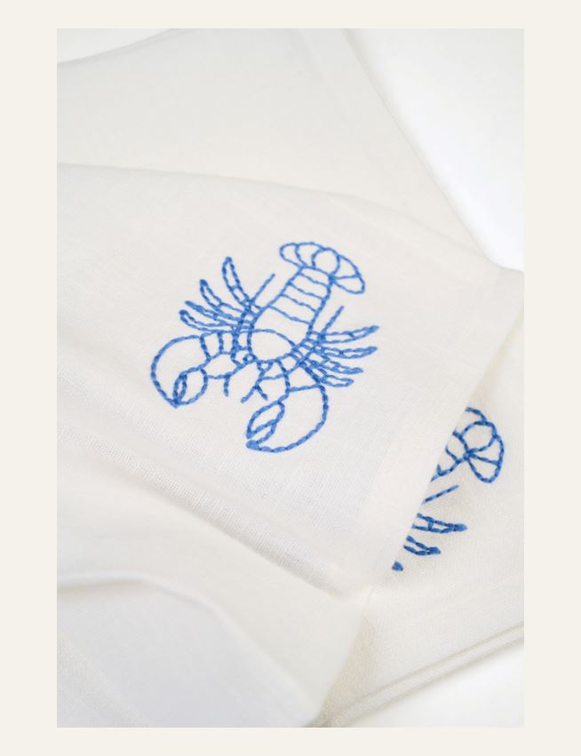 2pk tøyserviett hvit - 2