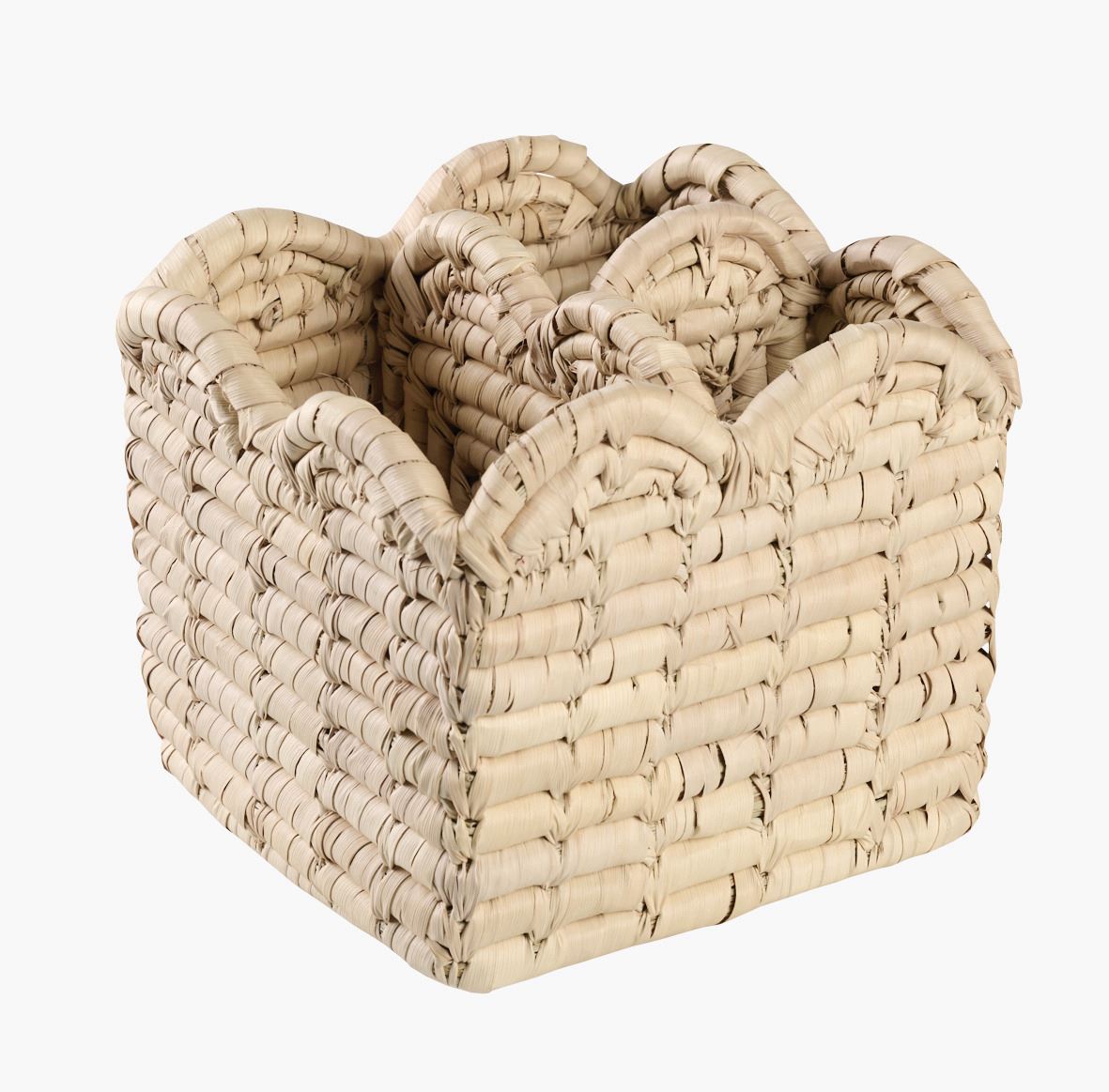 Bestikkurv natur - 15x15x13 cm natur - 1