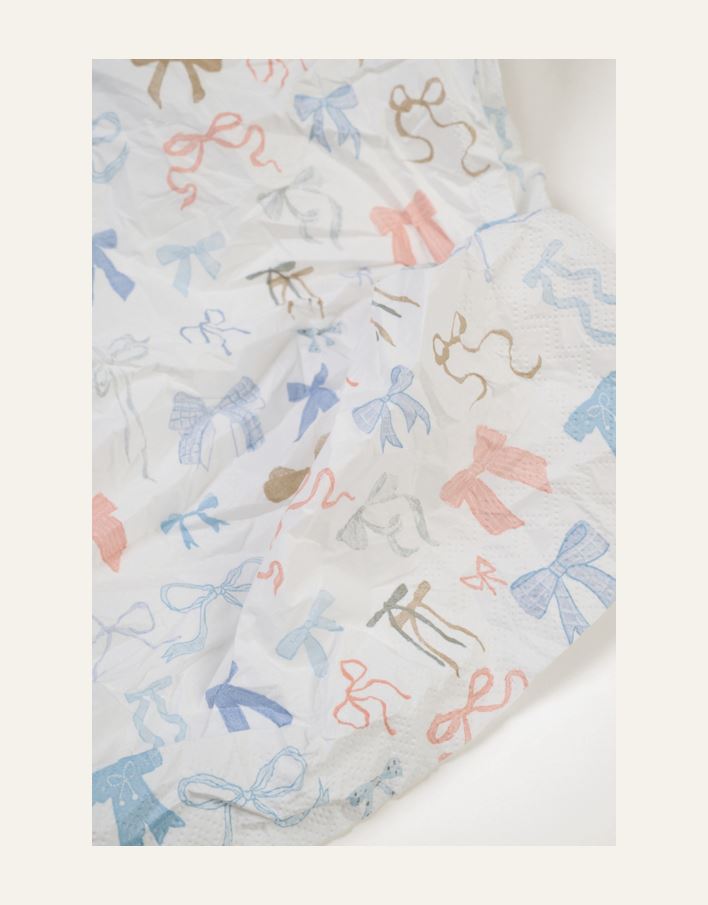 Papirservietter multi blå - 2