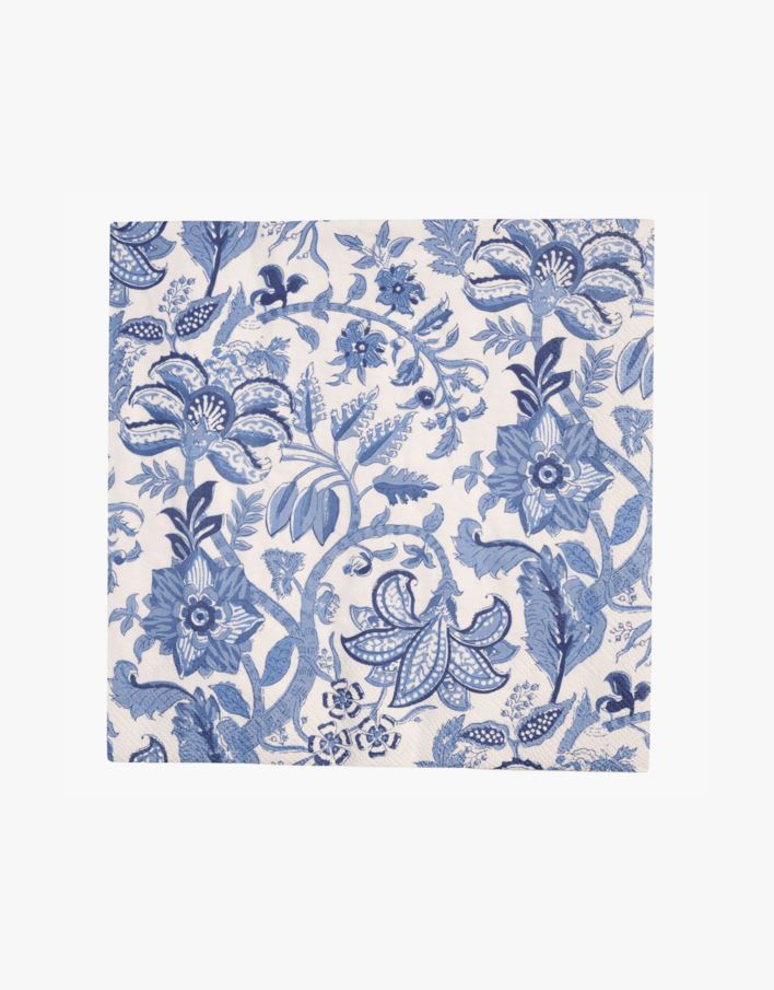 Middagsservietter multi blå - 40x40 cm multi blå - 1