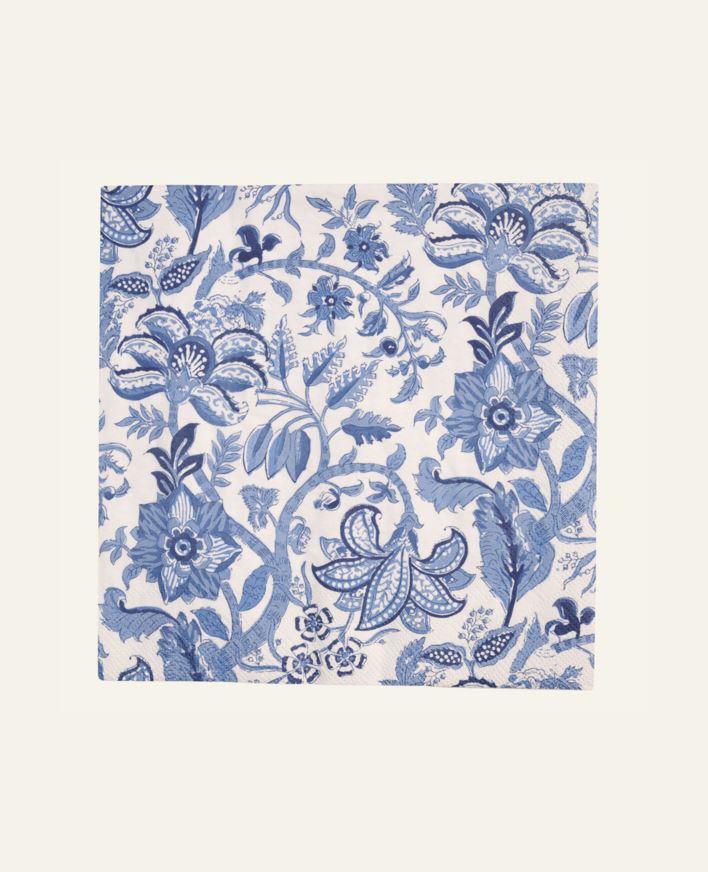 Middagsservietter multi blå - 40x40 cm multi blå - 1