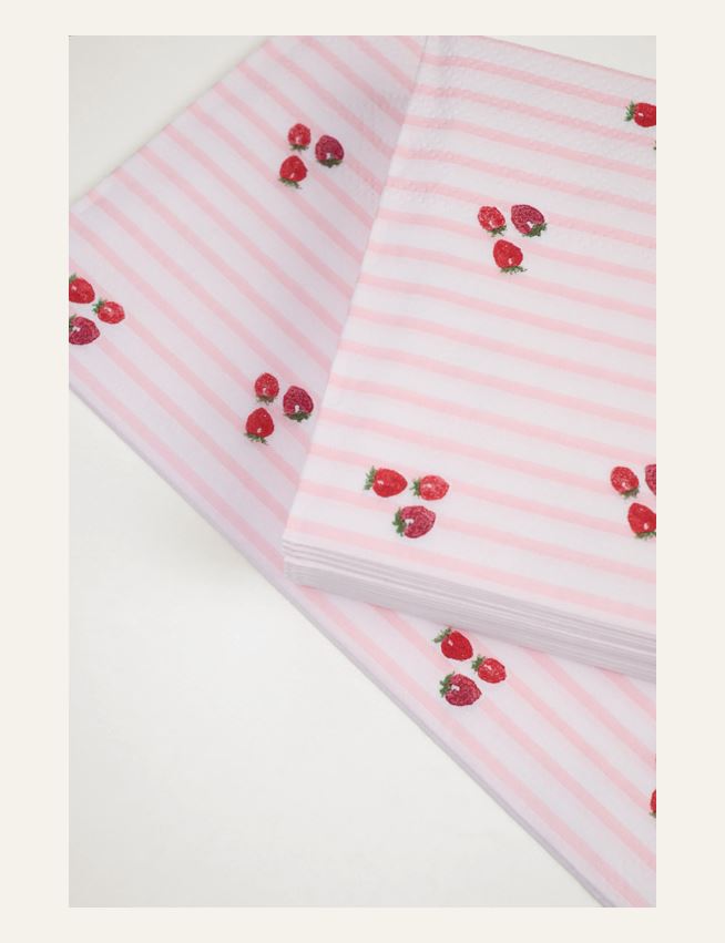 Buffet papirservietter multi rosa - 2