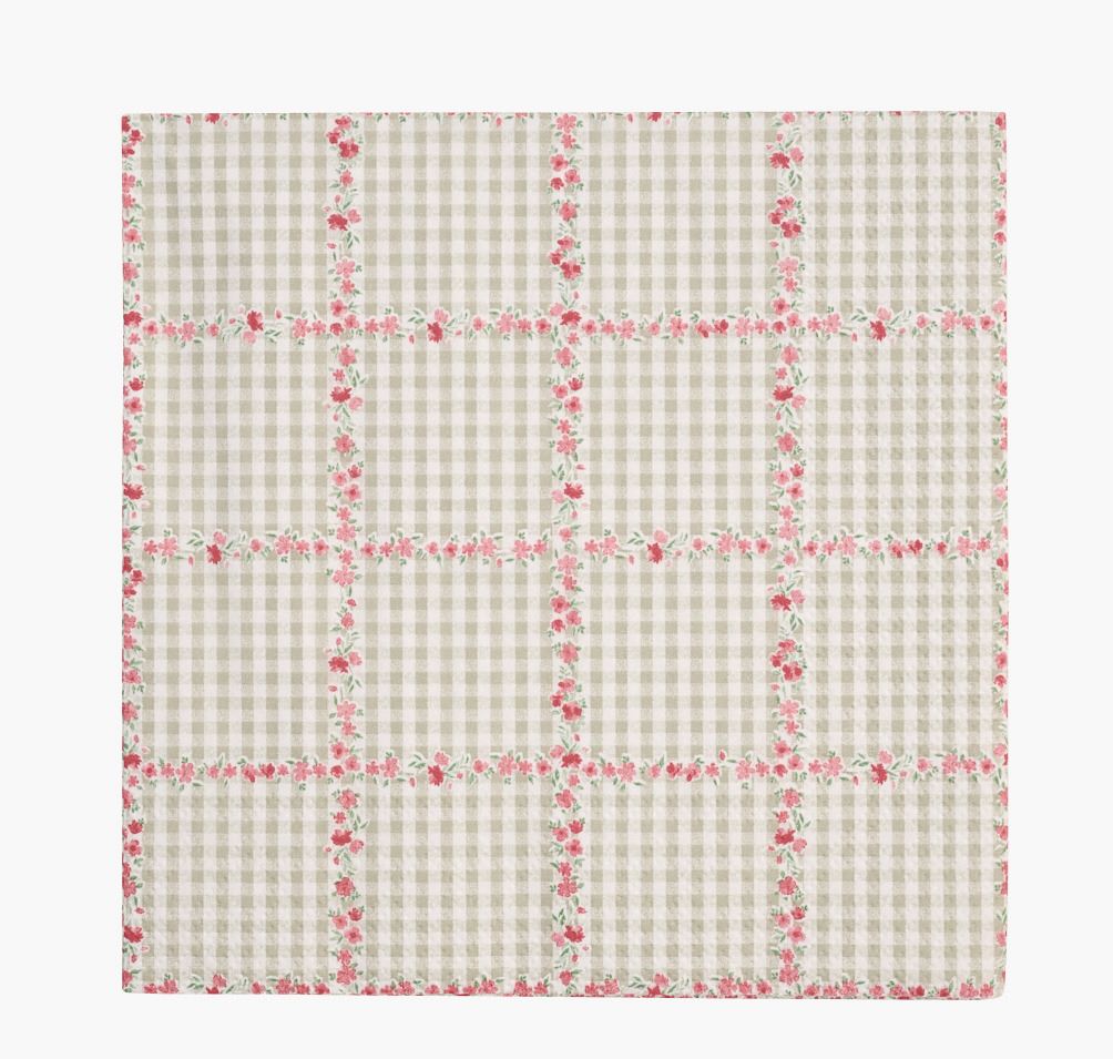 Papirservietter multi rosa - 33x33 cm multi rosa - 1