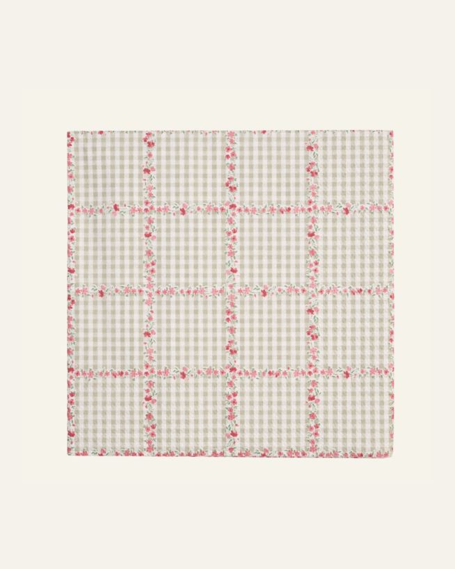 Papirservietter multi rosa - 33x33 cm multi rosa - 1