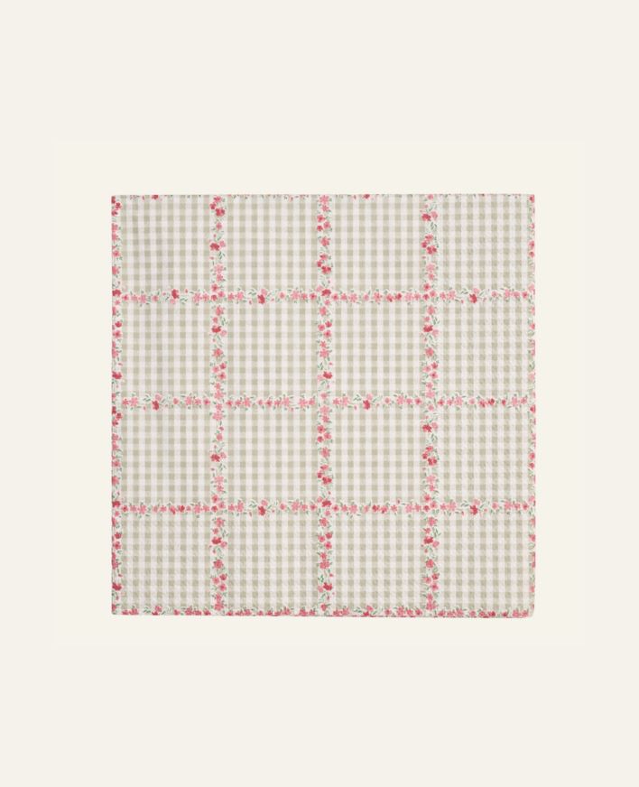 Papirservietter multi rosa - 33x33 cm multi rosa - 1