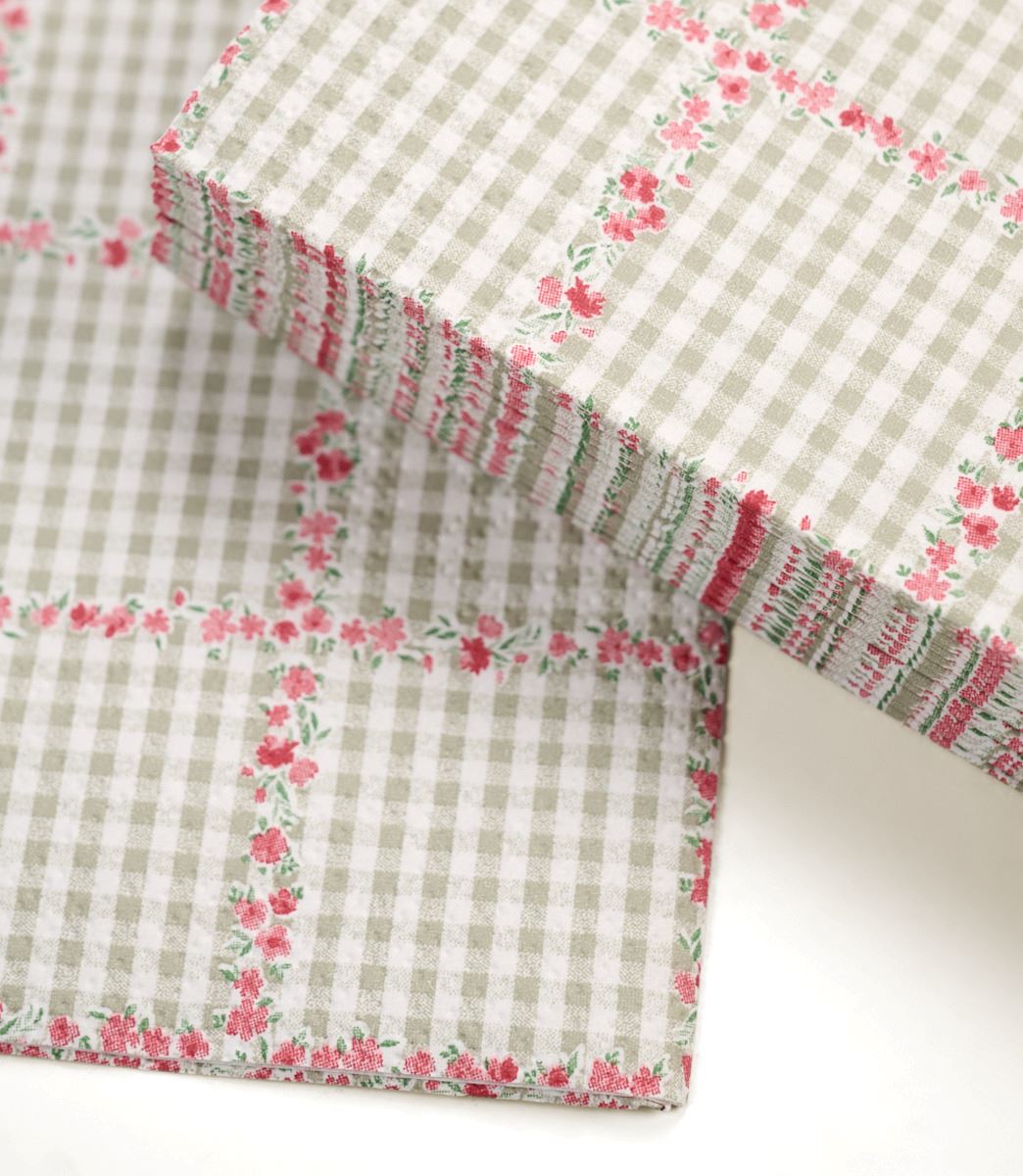 Papirservietter multi rosa - 2