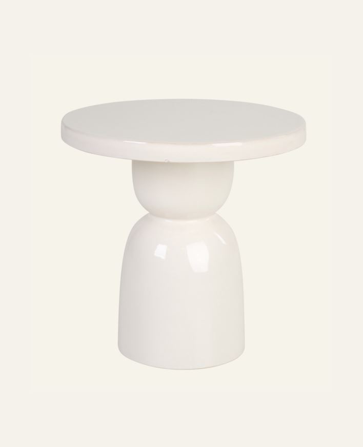 Sidebord offwhite - ø40x40 cm offwhite - 1