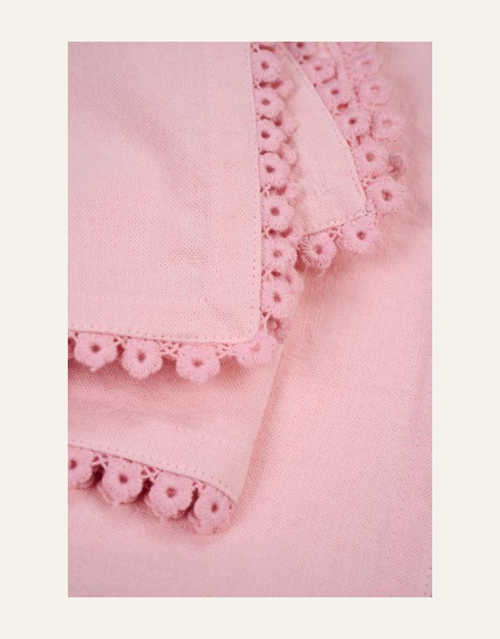 2pk tøyserviett rosa - 2