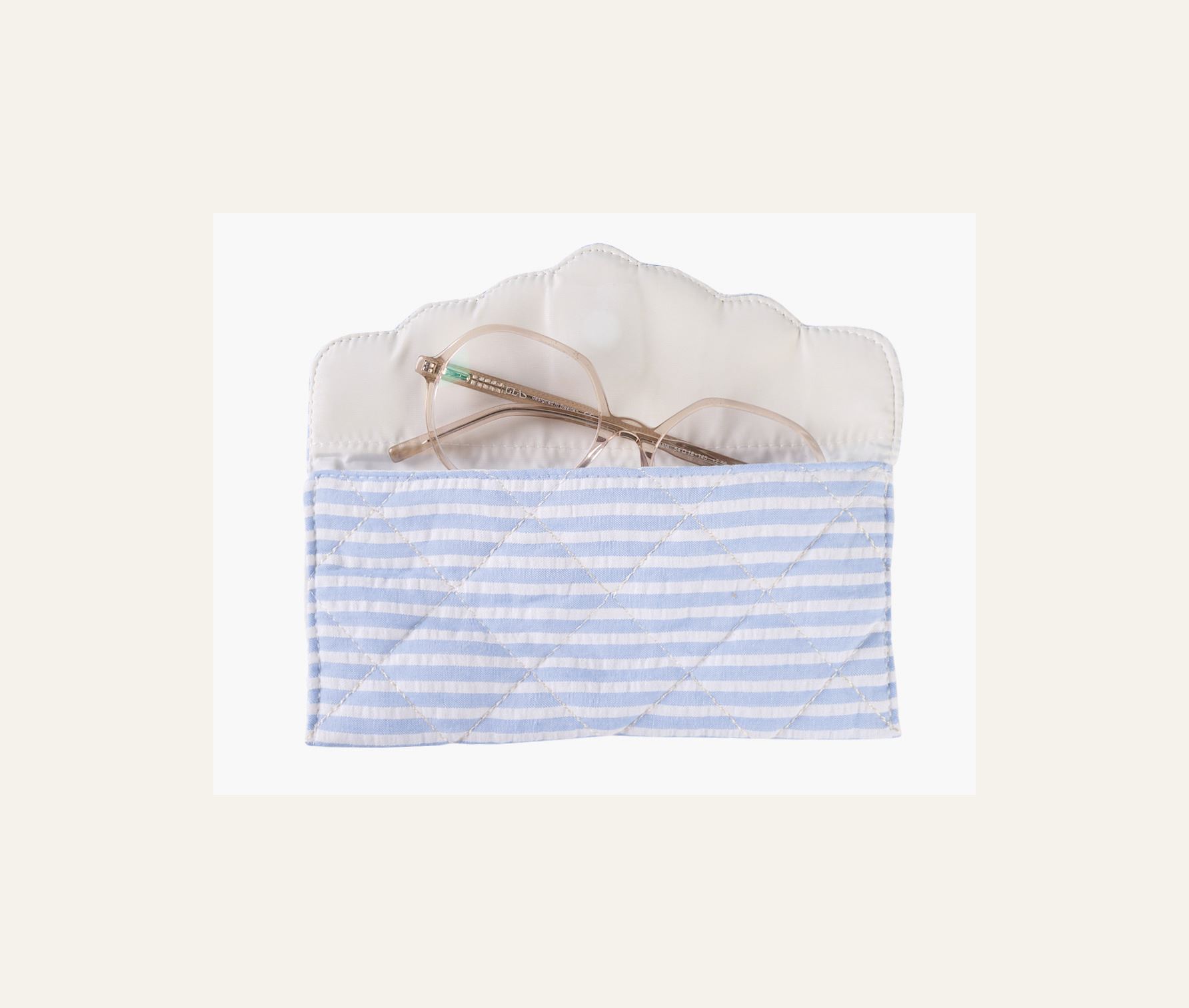 Brilleetui blå - 2