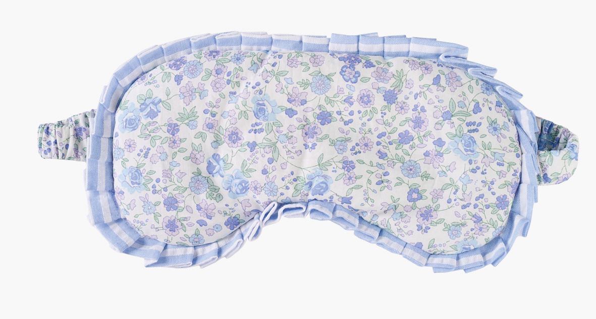 Sovemaske blå - 9x20 cm blå - 1