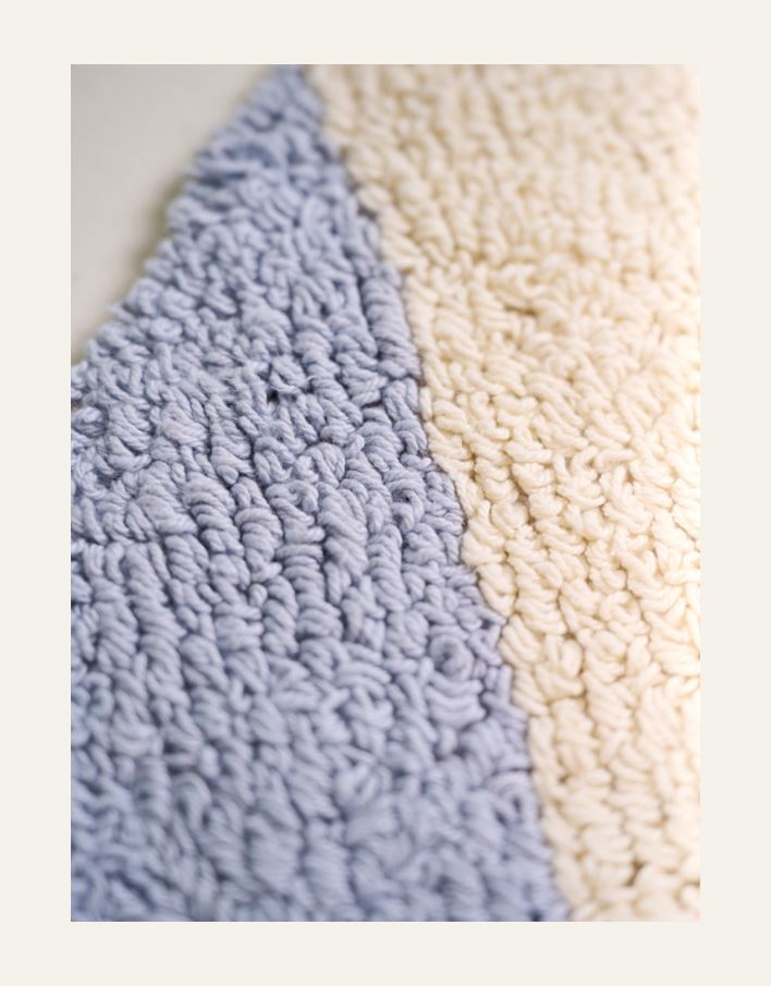 Badematte multi blå - 2