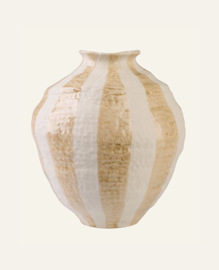 Vase multi beige - 25,6x23,4x29,8 cm multi beige - 1