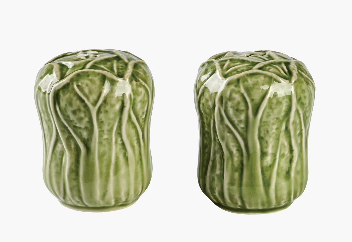 Salt og pepper bøsse grønn - ø5,6 h7,4 cm grønn - 1