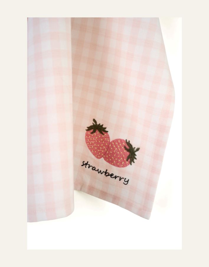 Kjøkkenhåndkle rosa - 2