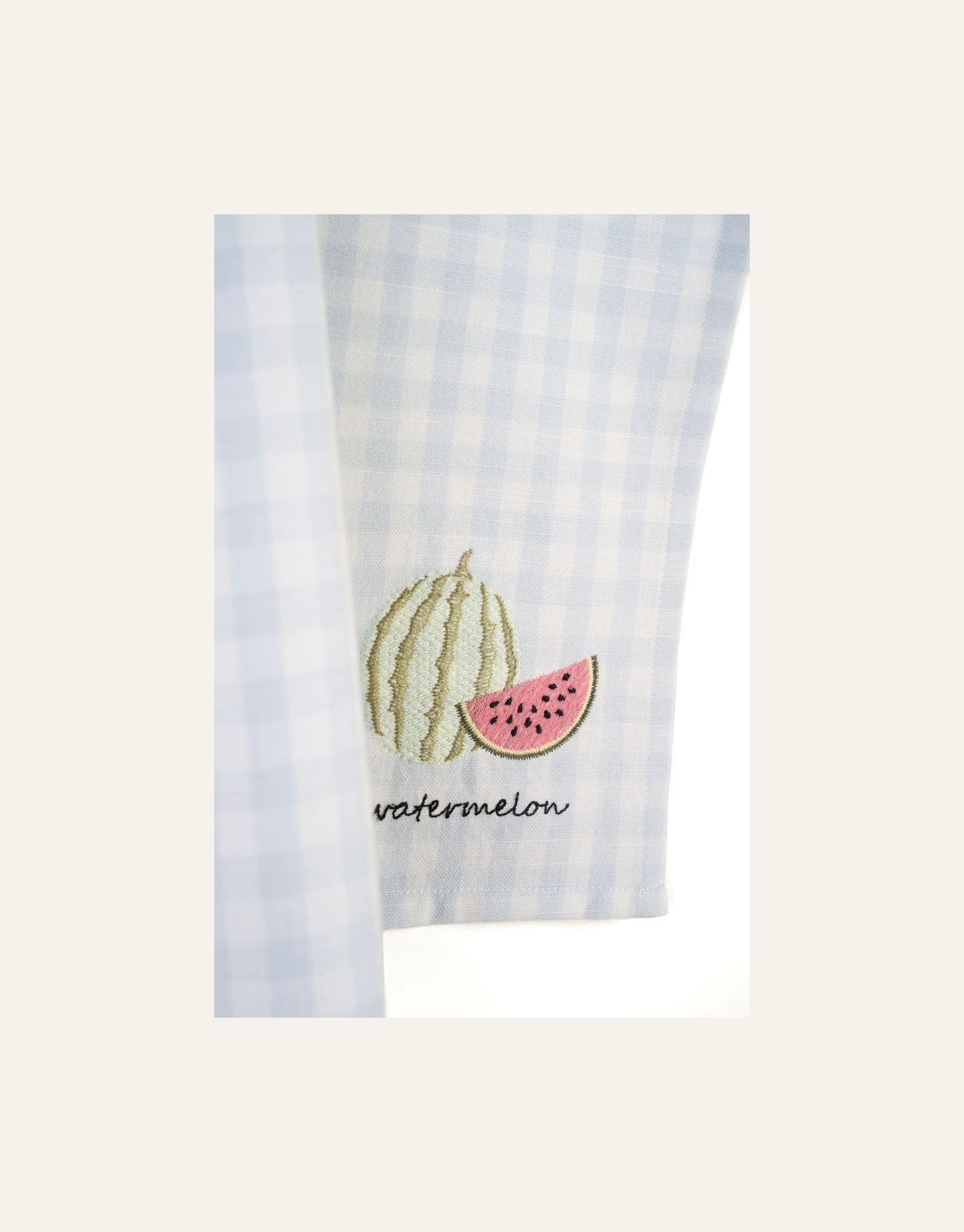 Kjøkkenhåndkle lys blå - 3