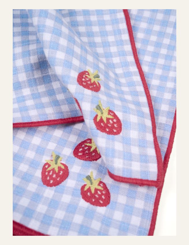 2pk tøyserviett blå - 4