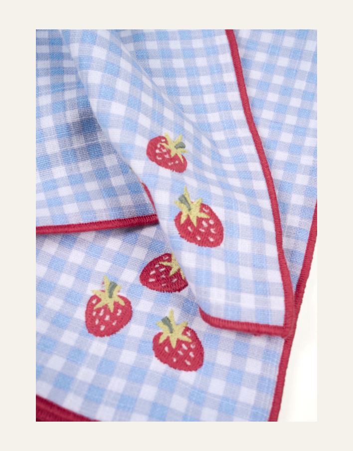 2pk tøyserviett blå - 4