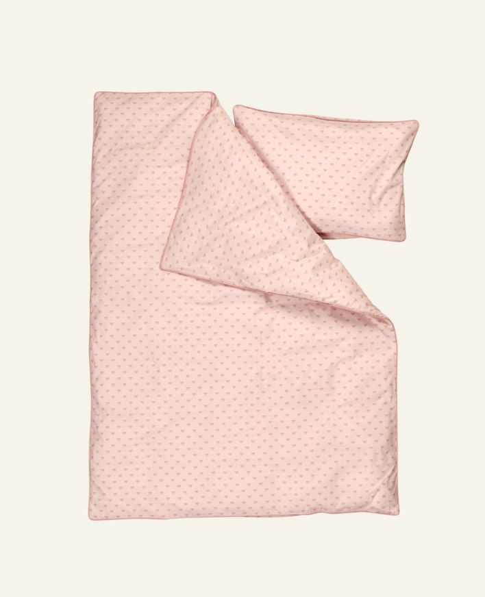 Sengesett lys rosa - 65x80 35x40cm lys rosa - 1