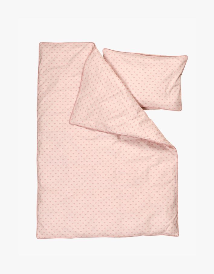 Sengesett lys rosa - 65x80 35x40cm lys rosa - 1