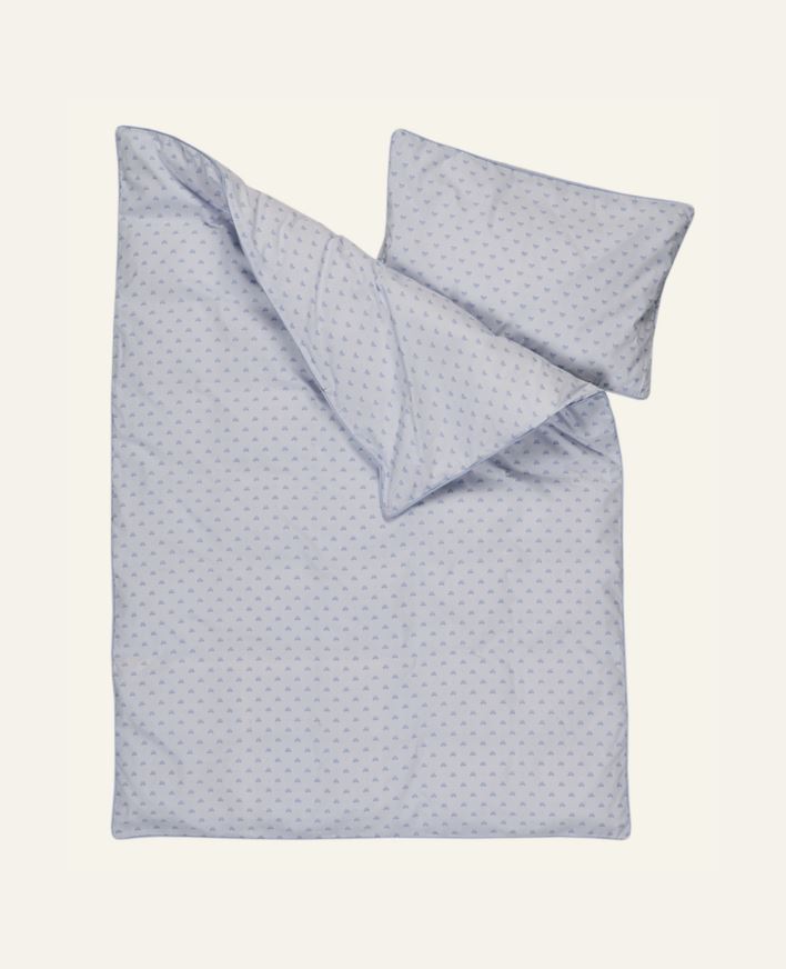 Sengesett lys blå - 65x80 35x40cm lys blå - 1