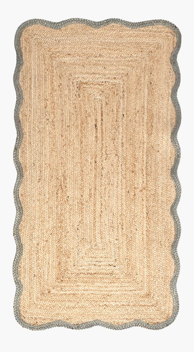 Jute teppe olivengrønn - 80x150 cm olivengrønn - 1