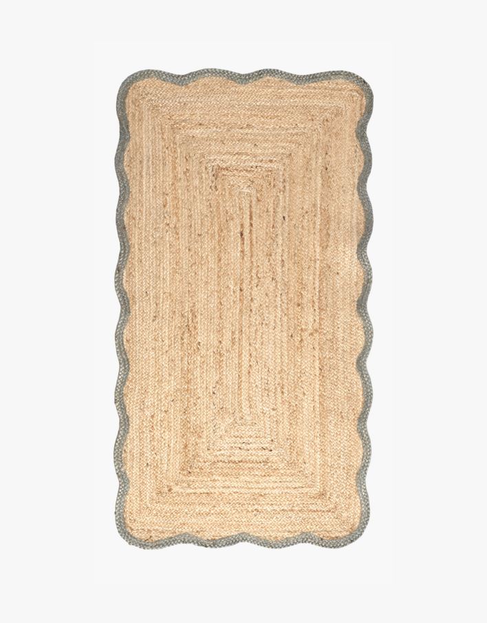 Jute teppe olivengrønn - 80x150 cm olivengrønn - 1