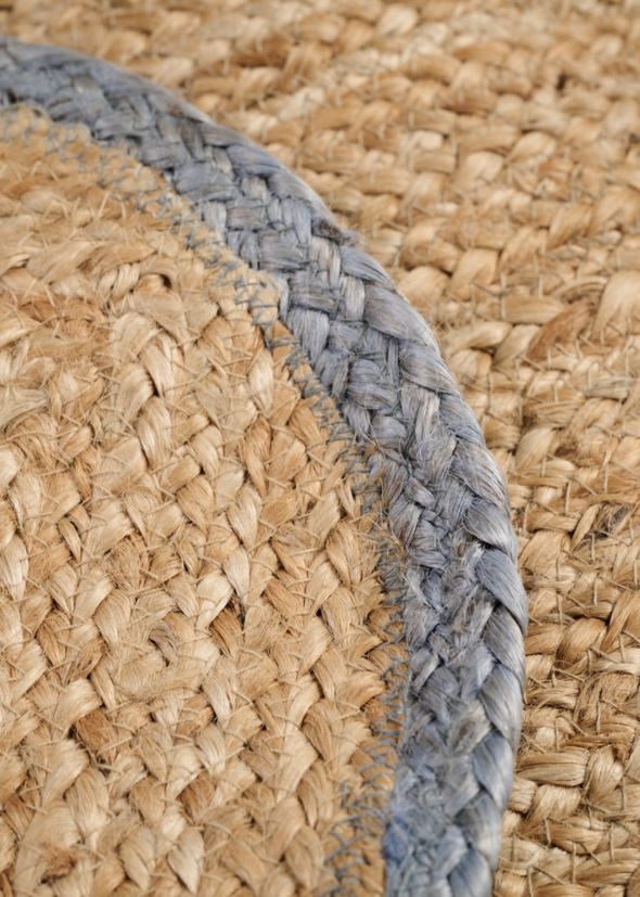 Jute teppe gråblå - 4