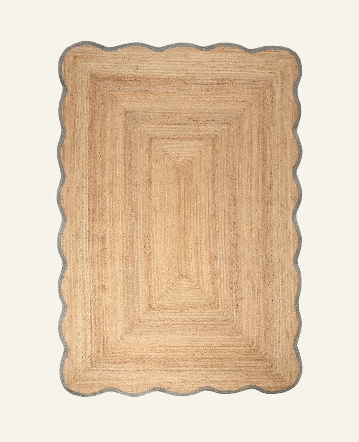 Jute teppe olivengrønn - 160x230 cm olivengrønn - 1