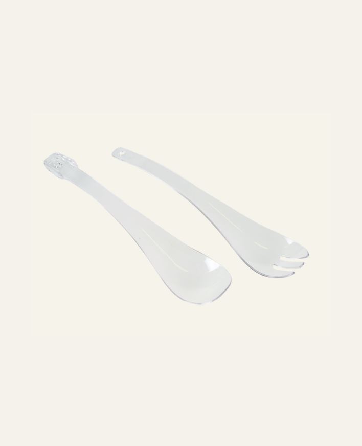 Salatbestikk transparent - 30,8x6,5 cm transparent - 1