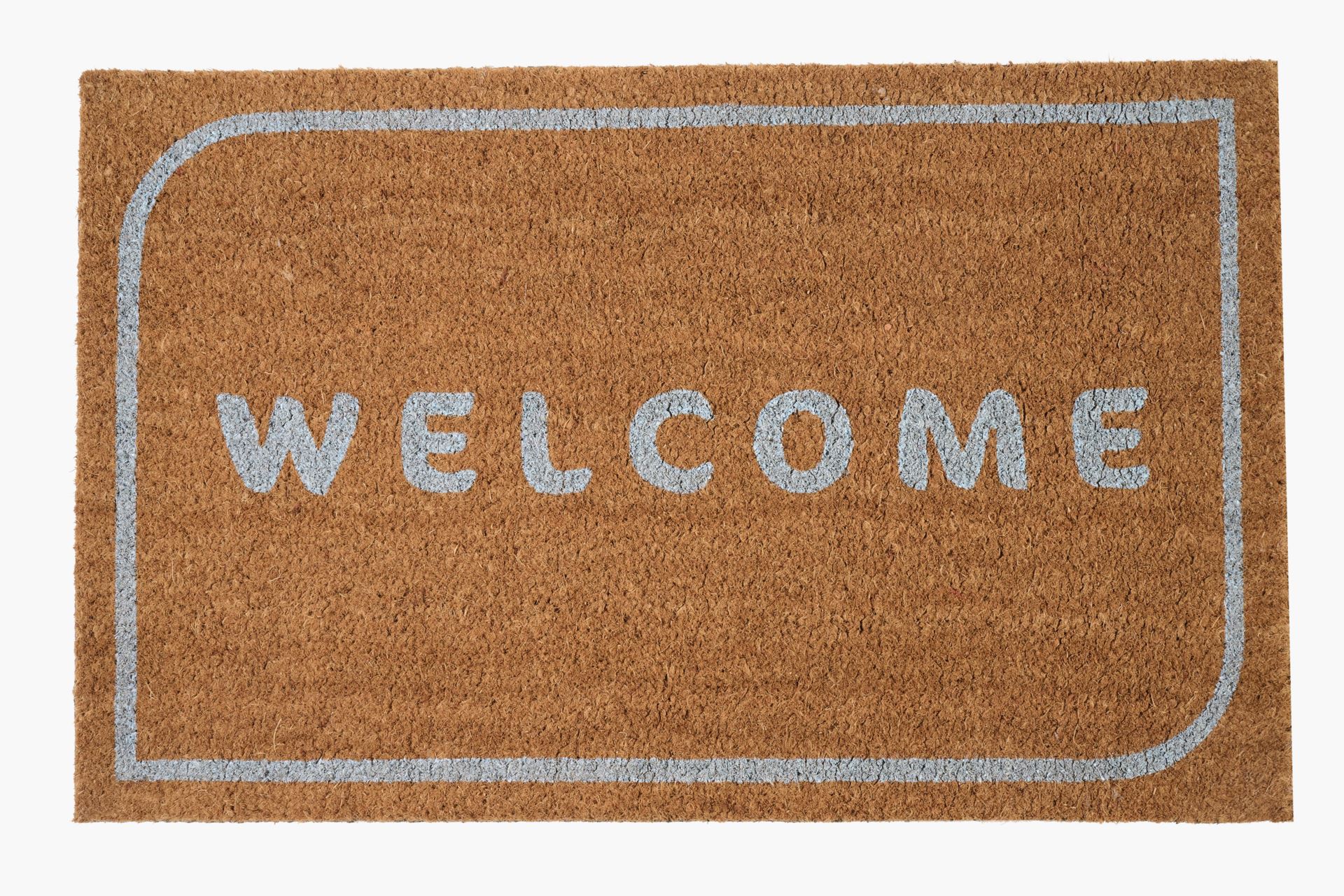 Dørmatte lys blå - 50x80 cm lys blå - 1