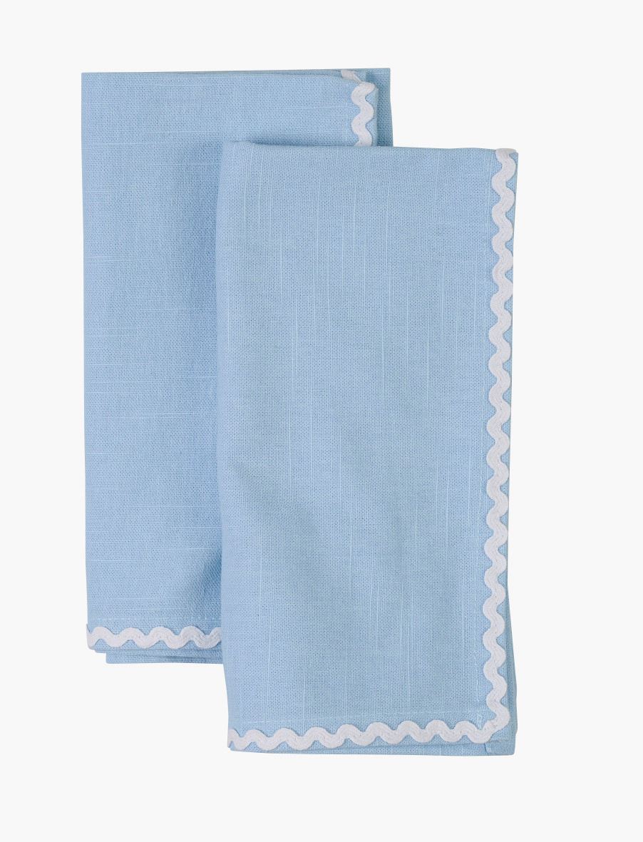 2pk tøyserviett lys blå - 45x45 cm lys blå - 1