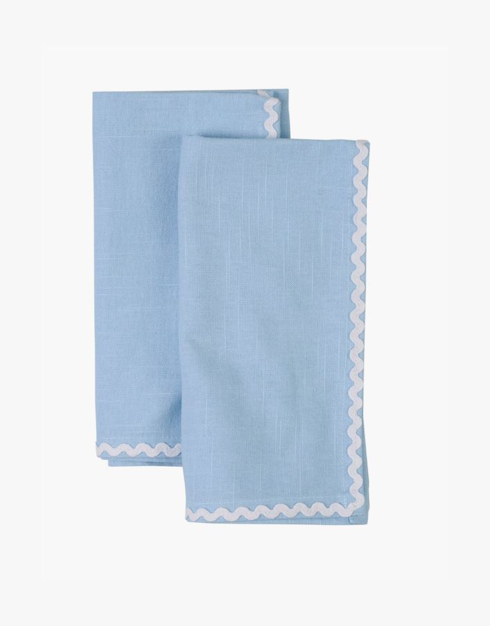 2pk tøyserviett lys blå - 45x45 cm lys blå - 1