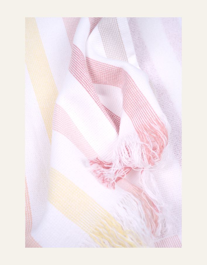 Badehåndkle multi rosa - 2