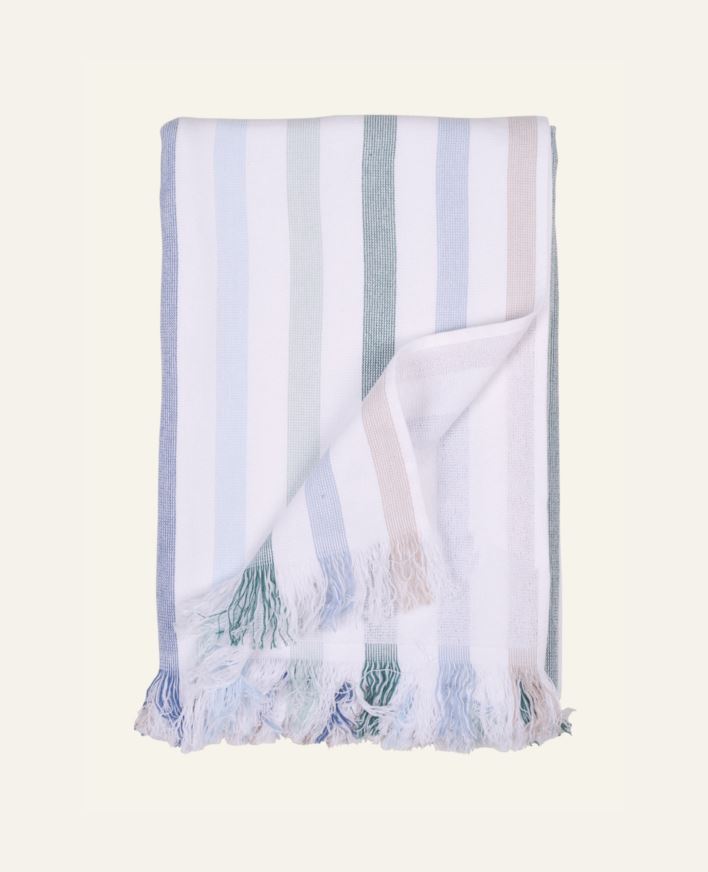 Badehåndkle multi blå - 75x150cm multi blå - 1
