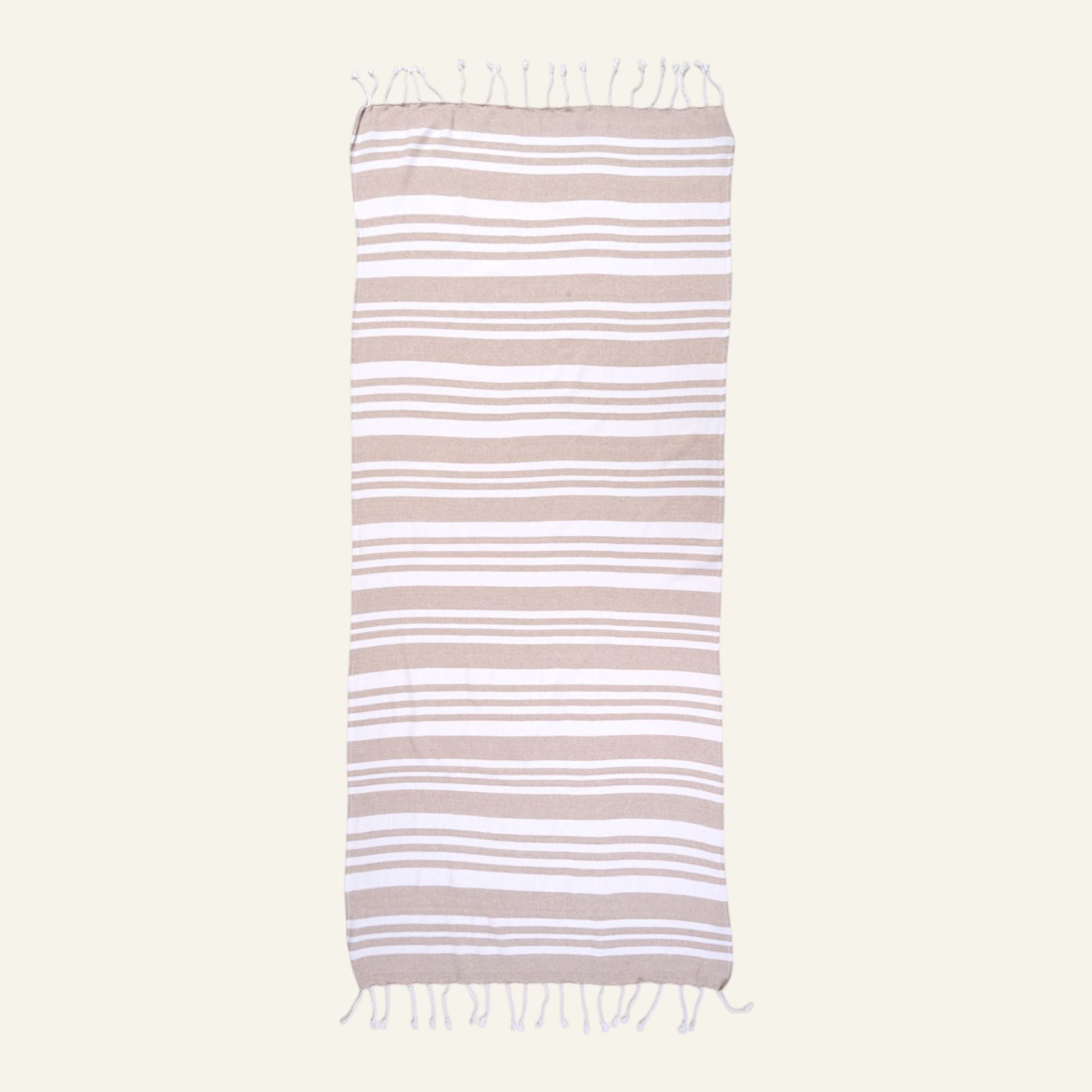 Badehåndkle beige - 80x170 cm beige - 1