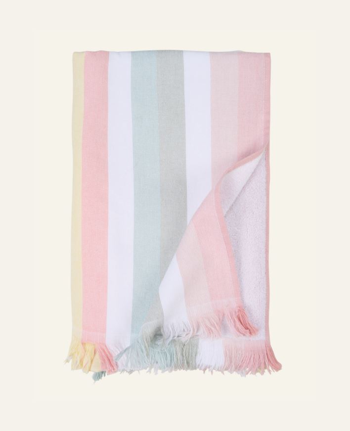 Badehåndkle multi rosa - 75x150cm multi rosa - 1