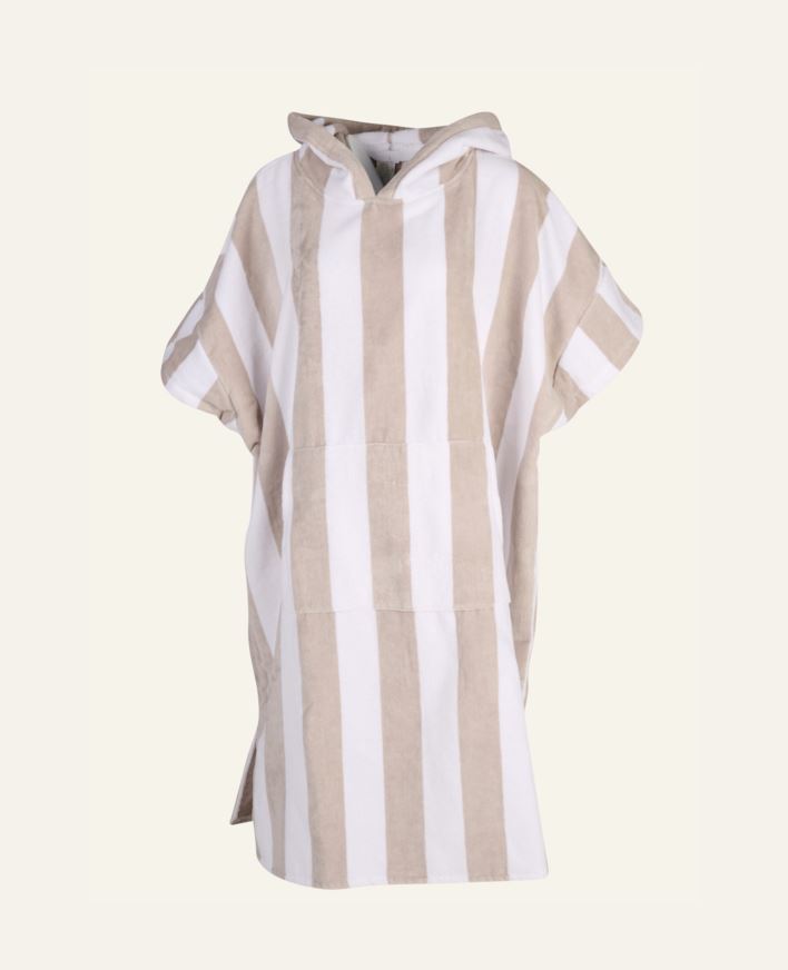 Poncho multi beige - one size multi beige - 1