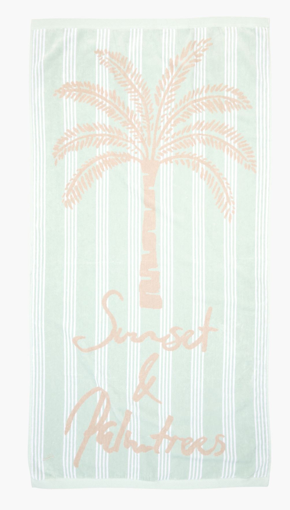 Badehåndkle multi grønn - 75x150cm multi grønn - 1