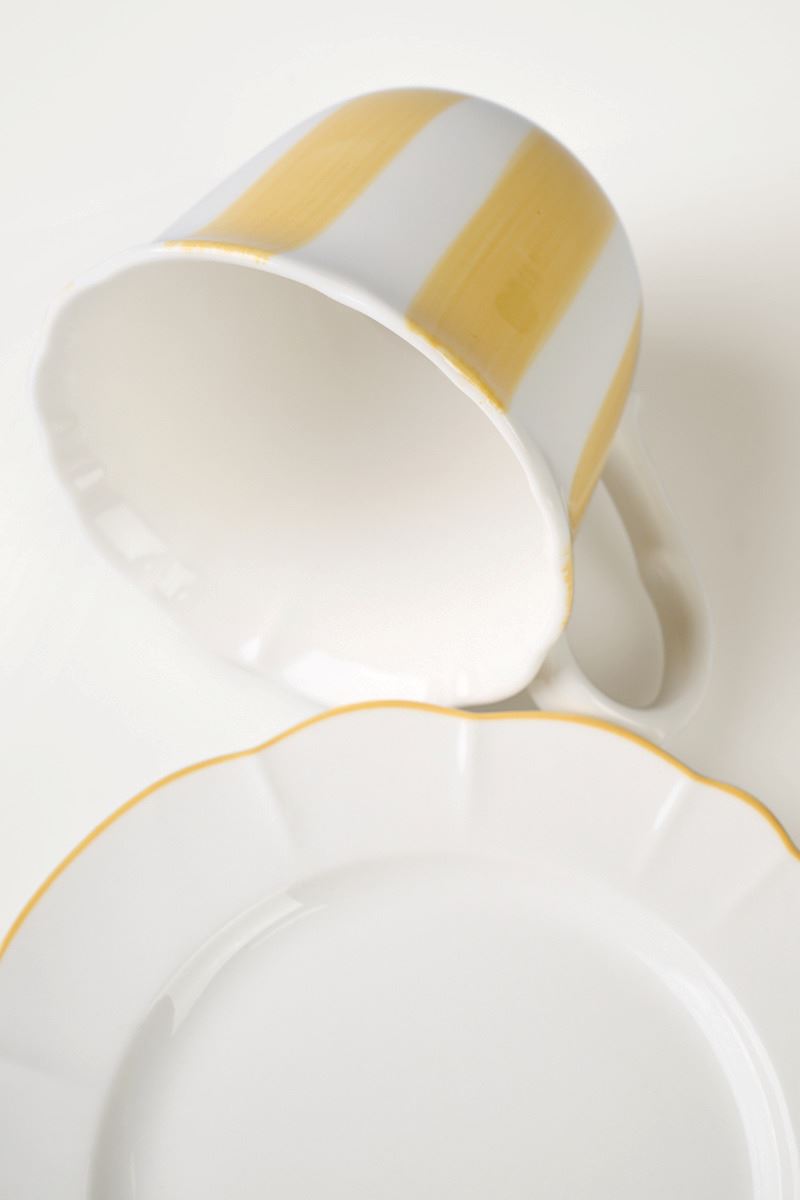 Kopp m/asjett gul - 3