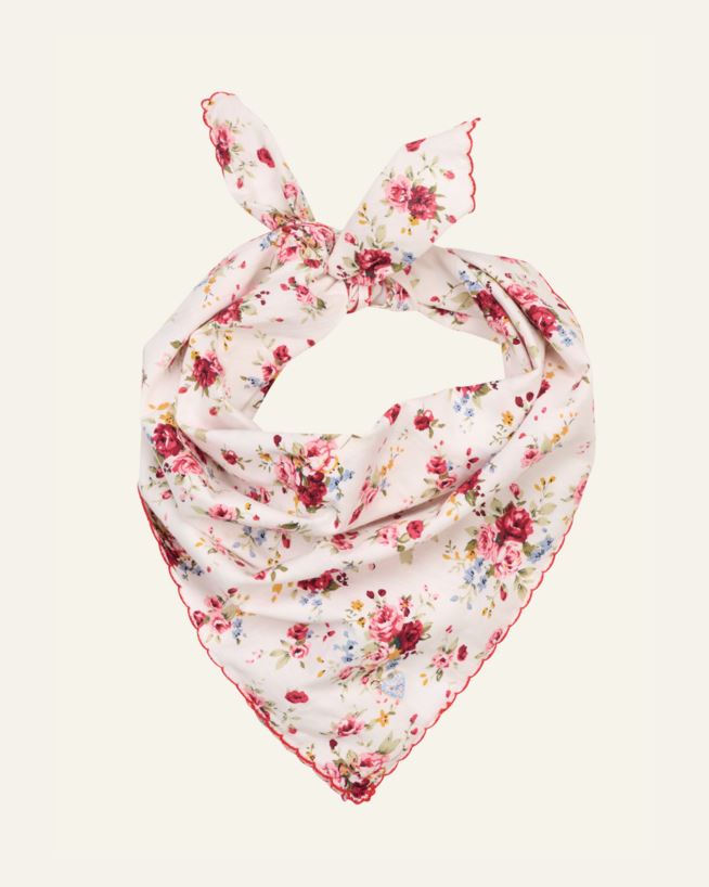 Skjerf hvit - 55x55 cm hvit - 1