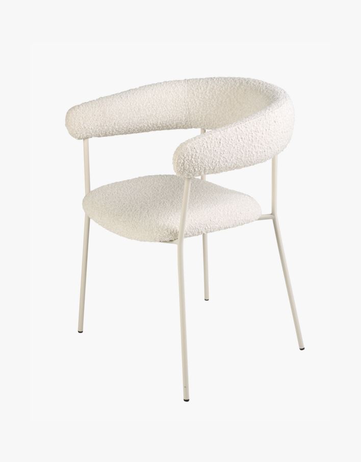 Spisestuestol offwhite - 58x62x80 cm offwhite - 1